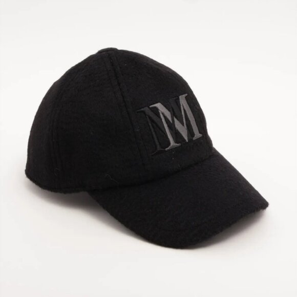 Max Mara MM Logo Hat Black main image 6